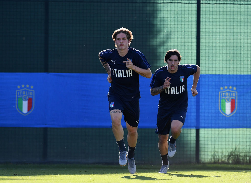 Sandro Tonali y Nicolo Zaniolo