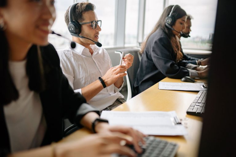 Trabajadores de Call Center