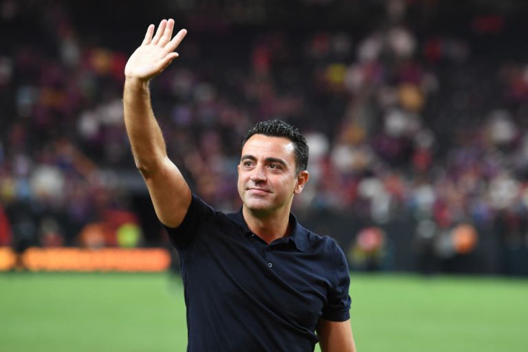 Xavi Hernández, técnico del Barcelona