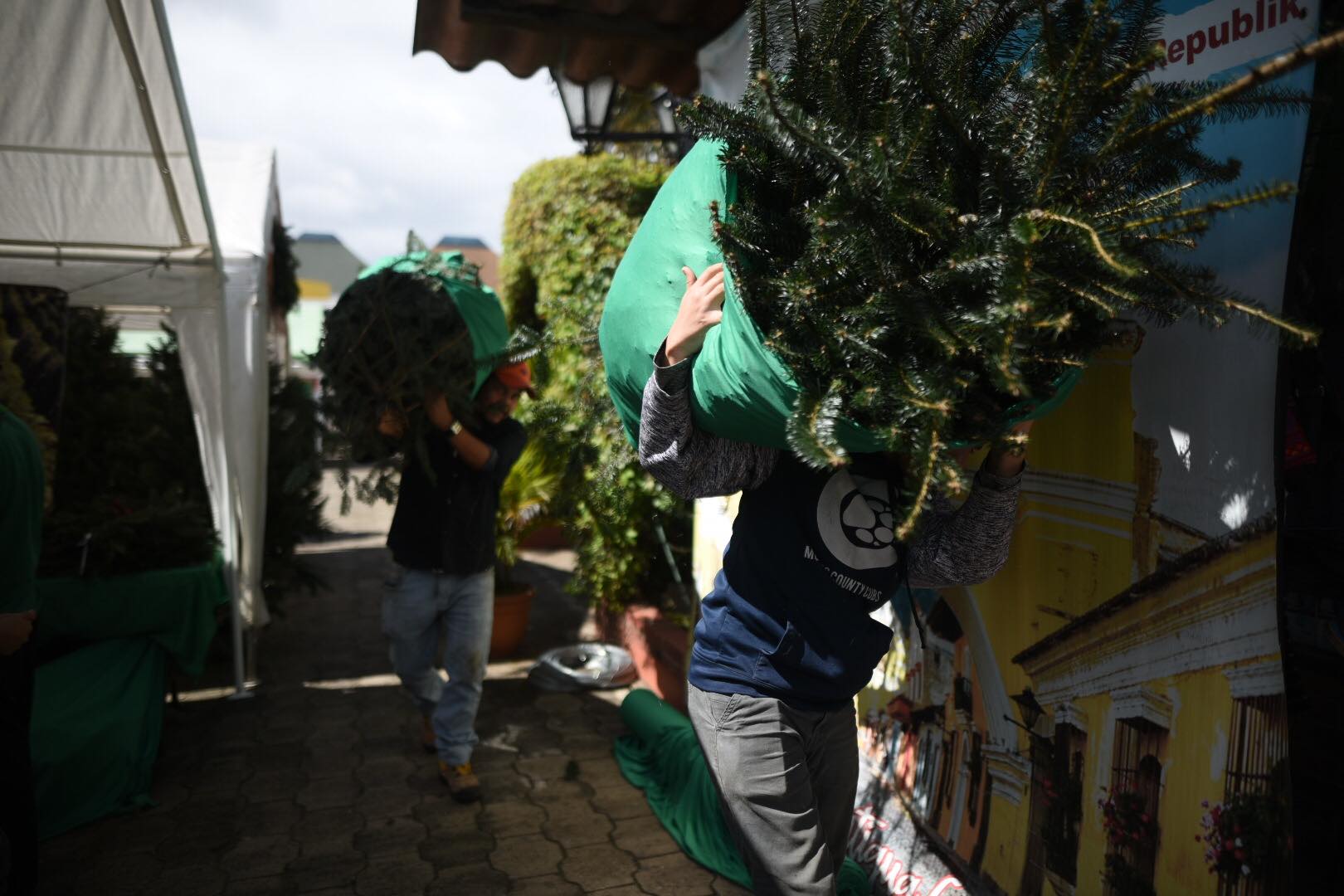 Feria del Pinabete en mercado de Artesanías, zona 13