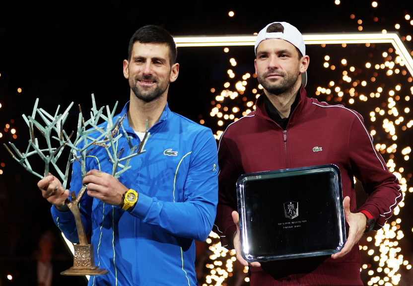 Novak Djokovic y Grigor Dimitrov