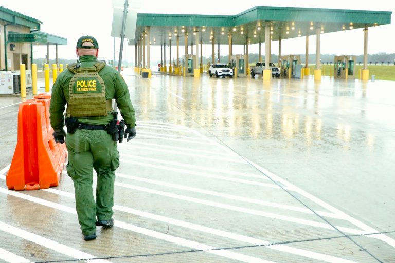 garita migratoria en Texas, Estados Unidos