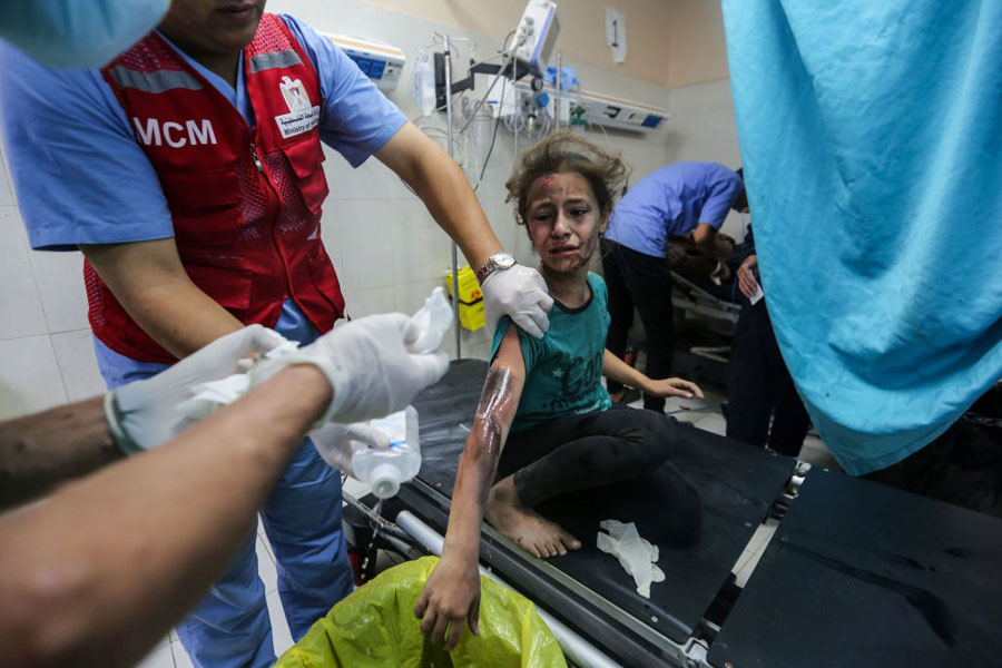 Hospital de Gaza se queda sin suministros