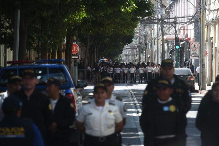 PNC resguarda el Congreso de la República