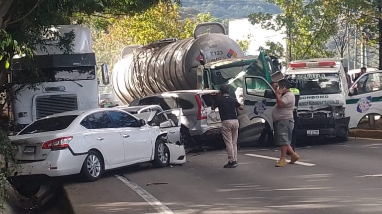 accidente en Km. 20 de ruta Interamericana