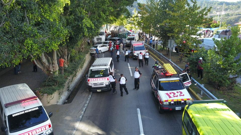 accidente en Km. 20 de ruta Interamericana