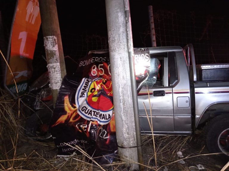 accidente en Km. 22 de ruta al Atlántico