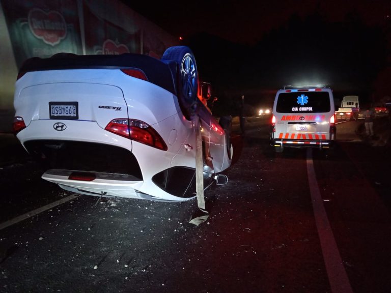 accidente en Km. 115 de ruta Interamericana.