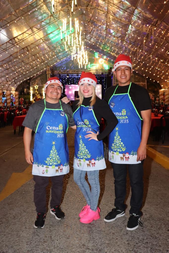 cena navideña de la municipalidad de Guatemala