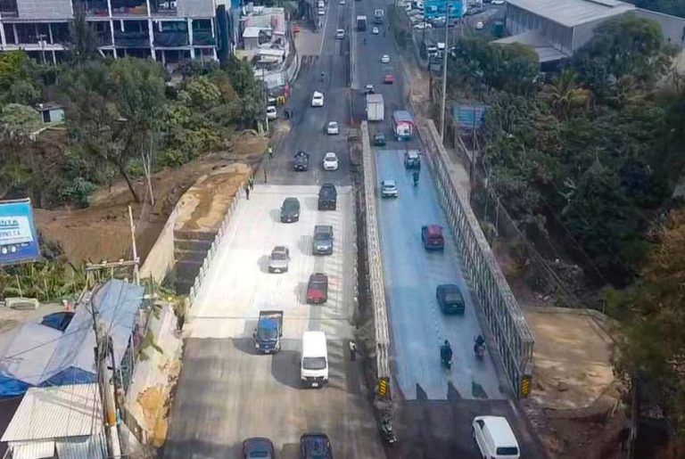 Habilitan paso en nuevo puente de la ruta al Pacífico