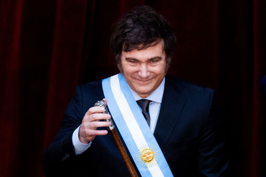 Javier Milei, presidente de Argentina