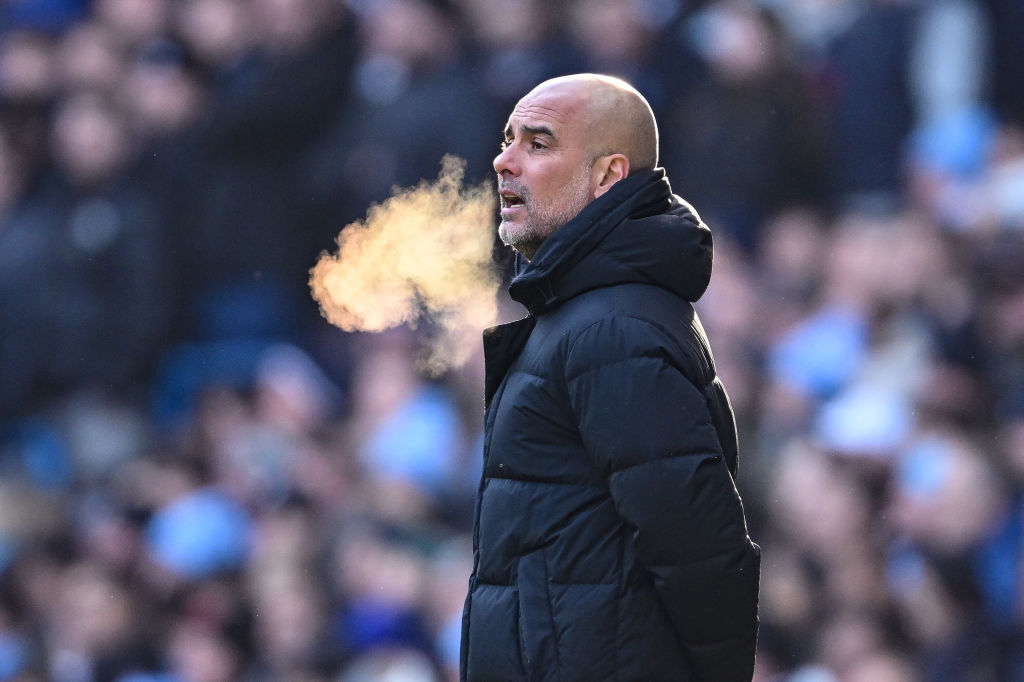 Pep Guardiola, técnico del Manchester City