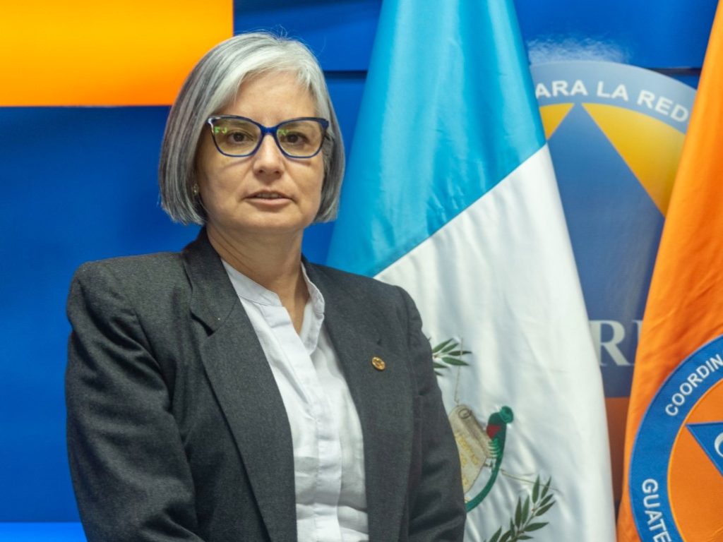 Claudinne Ogaldes Cruz, secretaria ejecutiva de la Conred