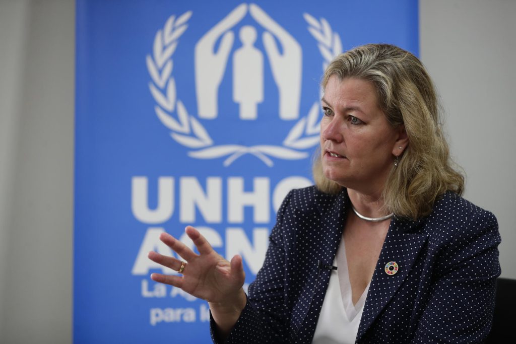 La Alta Comisionada Adjunta para los Refugiados (ACNUR), Kelly Clements