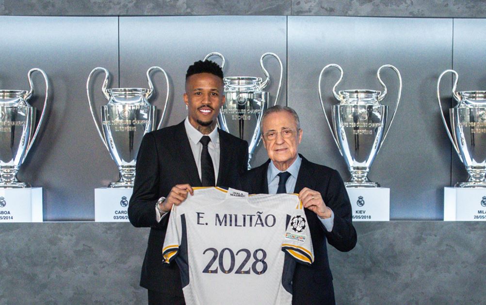 Éder Militao del Real Madrid