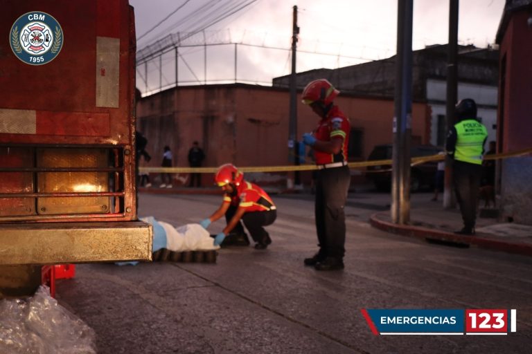 muerto por ataque armado en zona 1