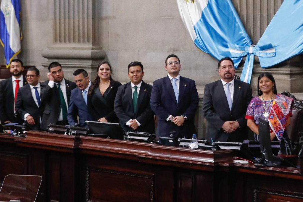 junta directiva del Congreso 2024-2025, presidida por Samuel Pérez