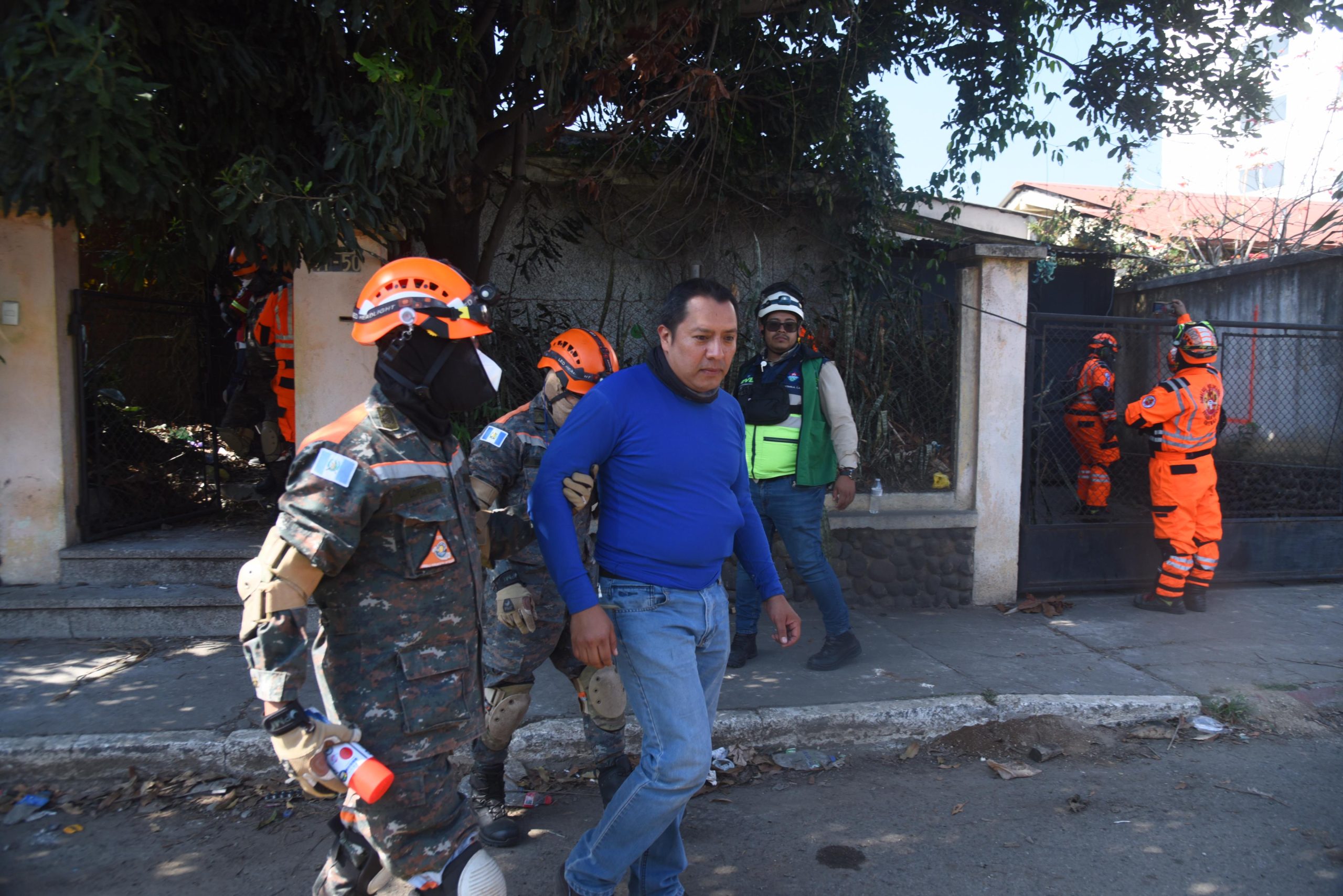 ejercicio de búsqueda y rescate en estructuras colapsadas por terremoto