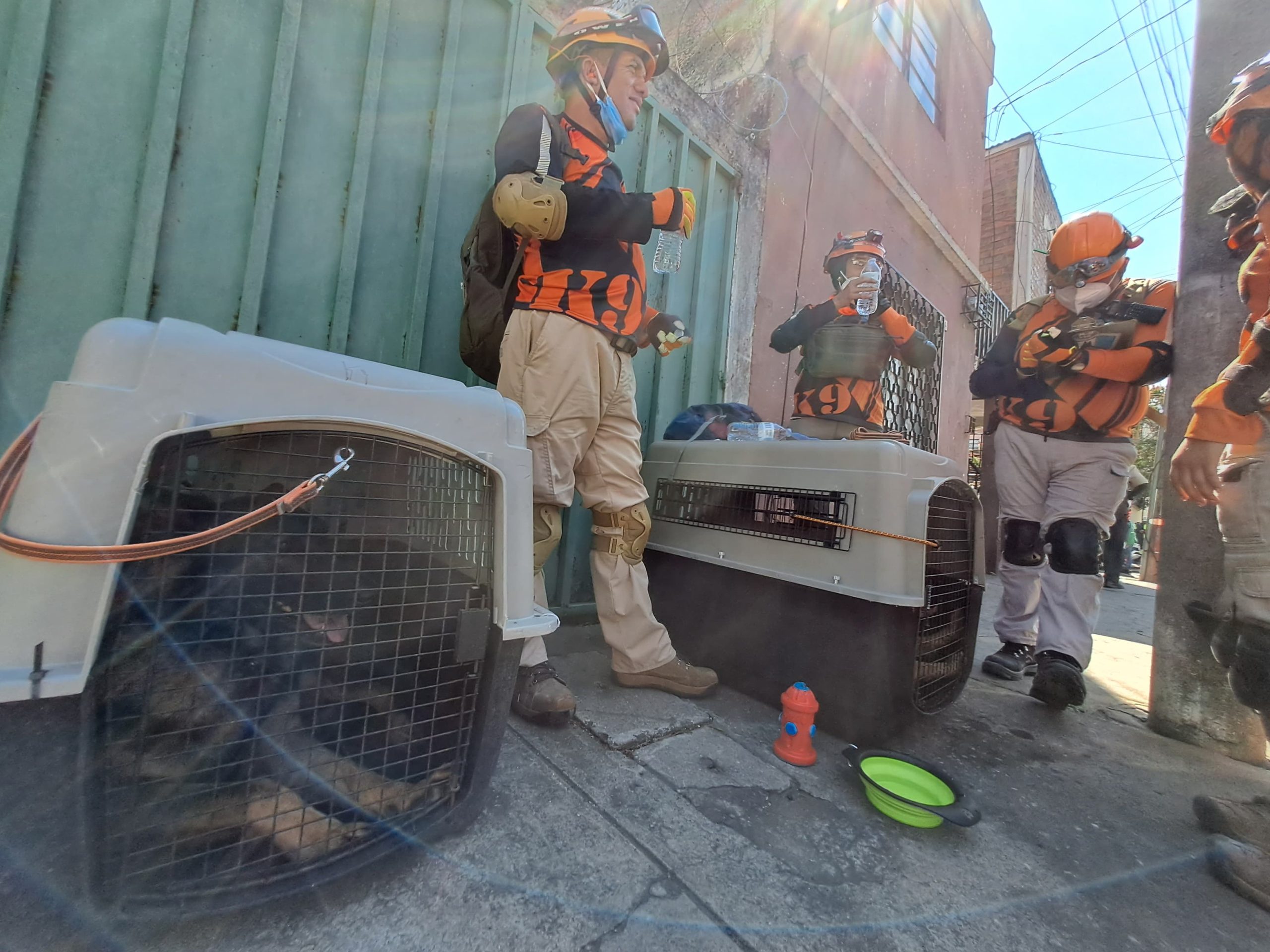 ejercicio de búsqueda y rescate en estructuras colapsadas por terremoto