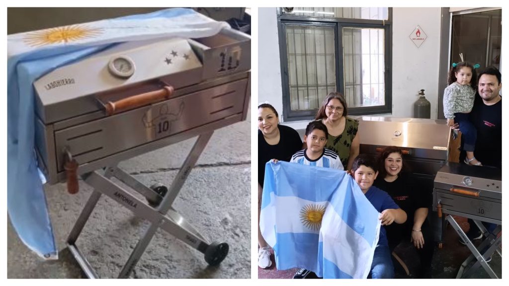 Parrilla encargada por Lionel Messi