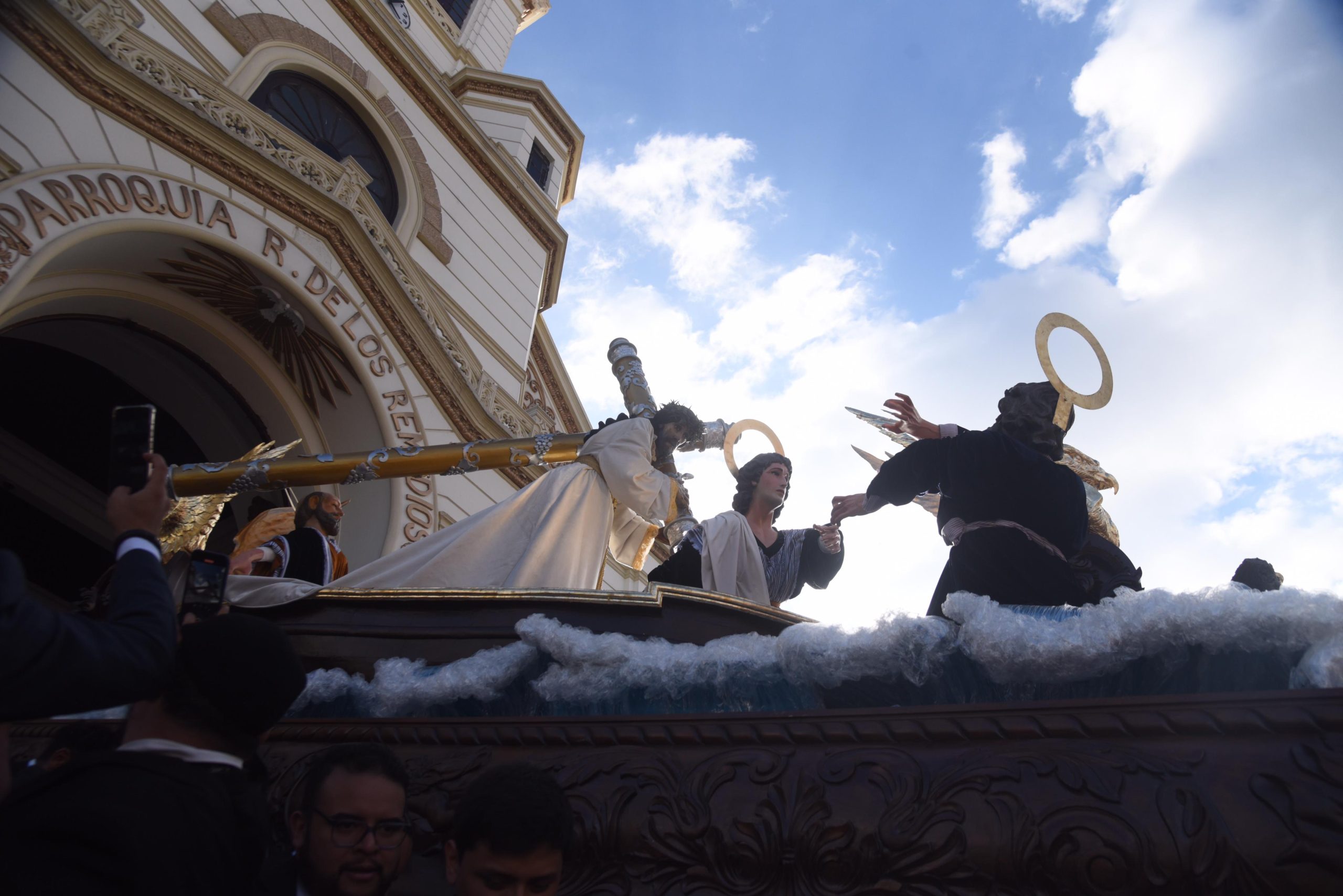 cortejo procesional de Jesús Nazareno de la Justicia del templo el Calvario