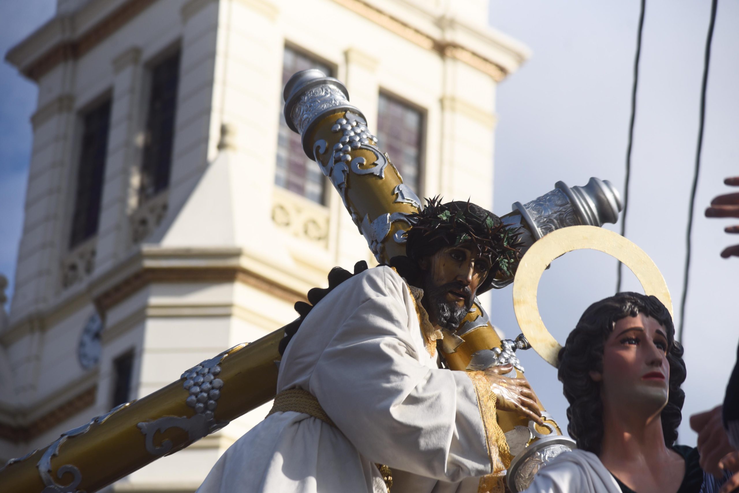 cortejo procesional de Jesús Nazareno de la Justicia del templo el Calvario