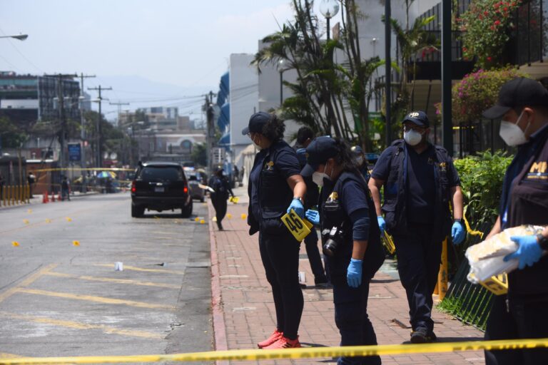 ataque armado contra fiscal del Ministerio Público en la zona 9