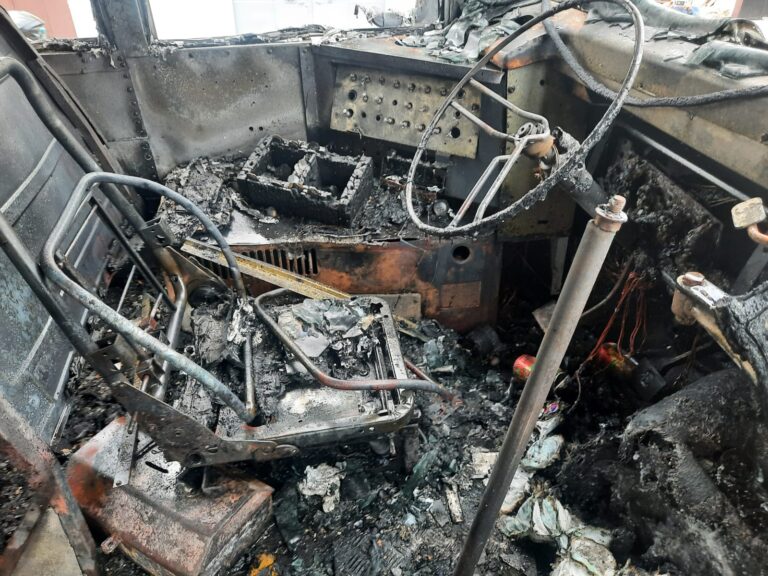 Bus prende en llamas en ruta antigua hacia Escuintla