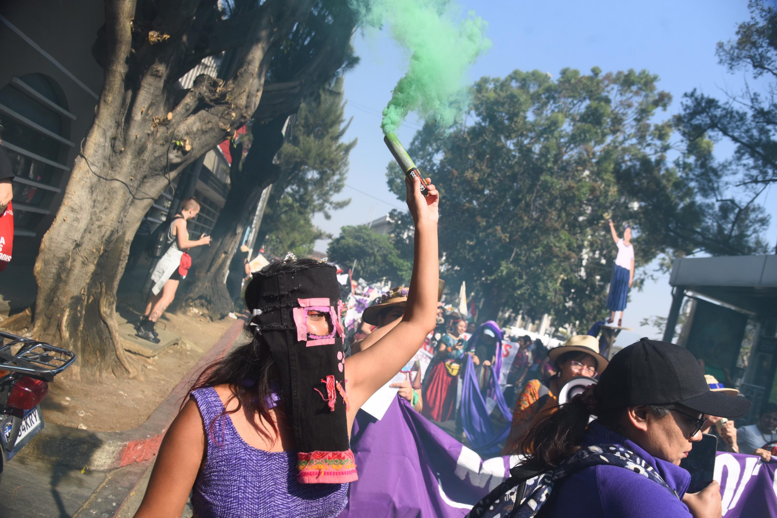 marcha por el Día de la Mujer en Guatemala, 8 de marzo de 2024