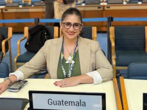 ministra de Ambiente, María José Iturbide