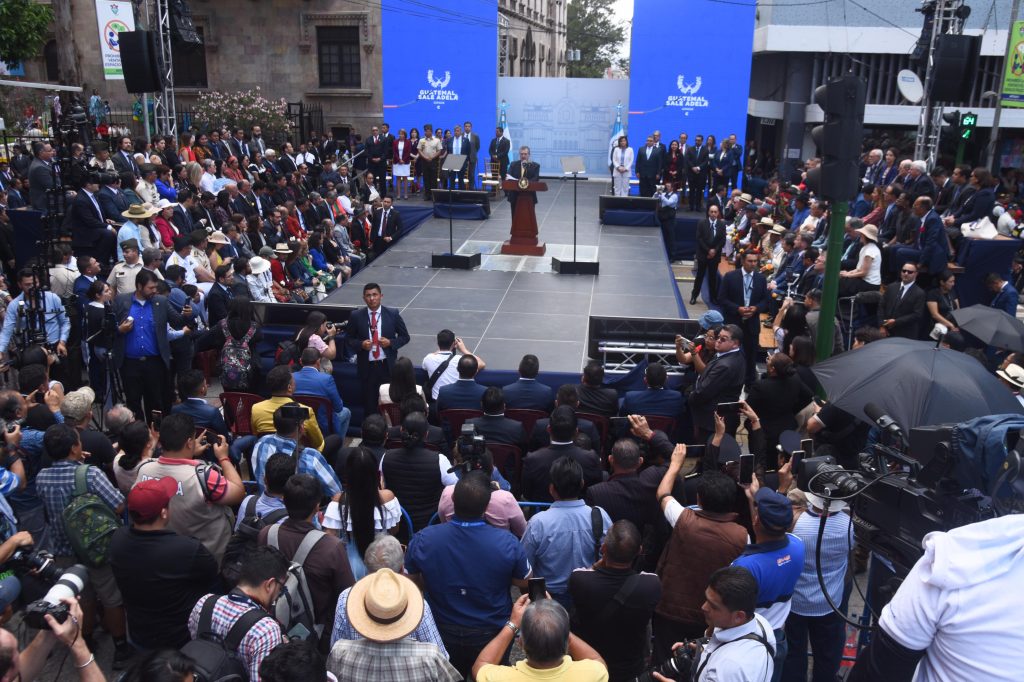 presidente Bernardo Arévalo presenta informe de 100 días de Gobierno