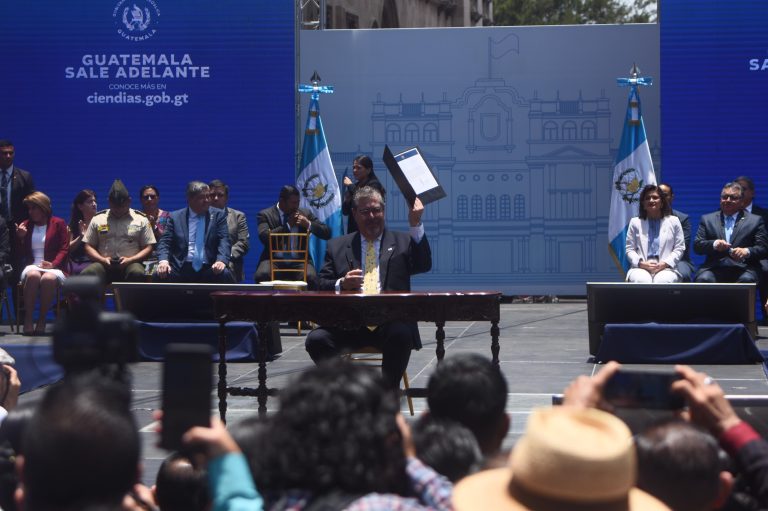 presidente Bernardo Arévalo presenta informe de 100 días de Gobierno